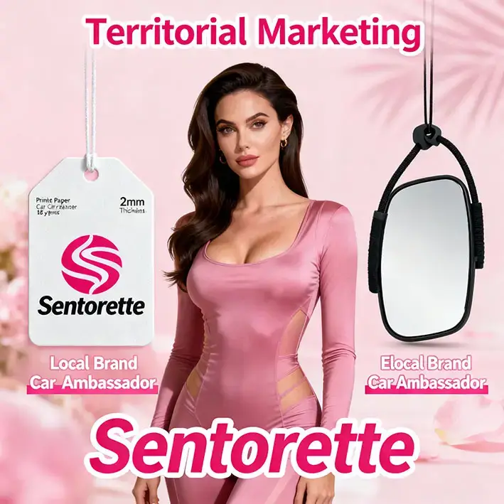 Ambientador de coche personalizado como vehículo de marketing territorial – aumento de la visibilidad de la marca local a través de clientes embajadores﻿﻿