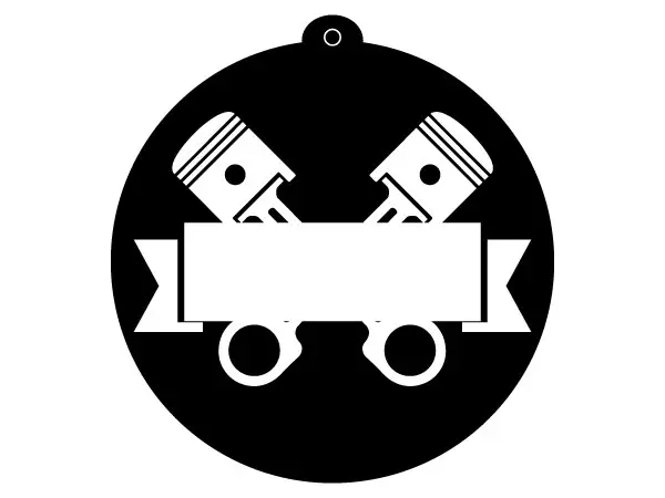 Beispiel für personalisierten Auto-Lufterfrischer Nummer:1324